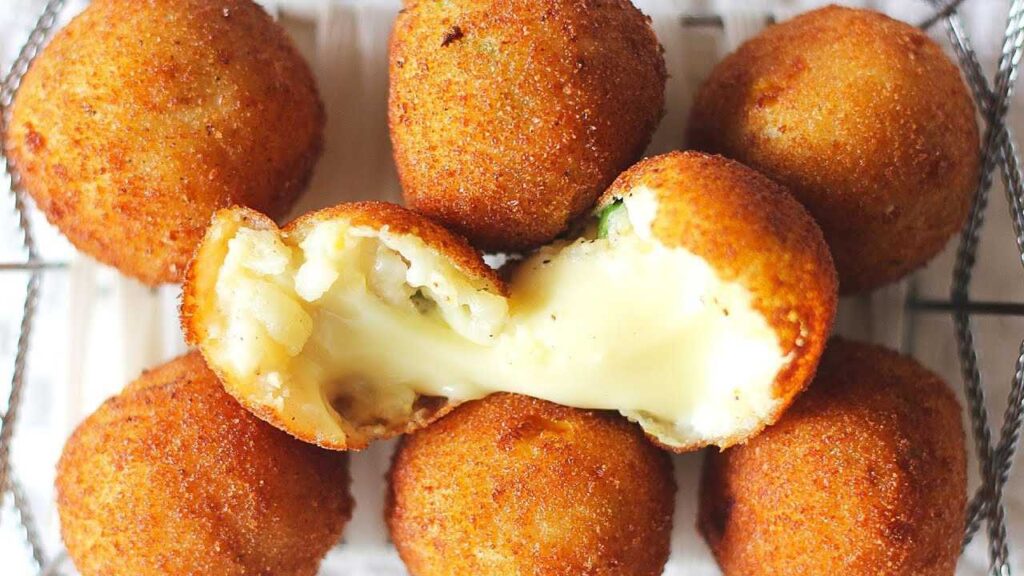 Cheese cornballs
