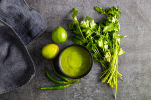 mint and coriander chutney