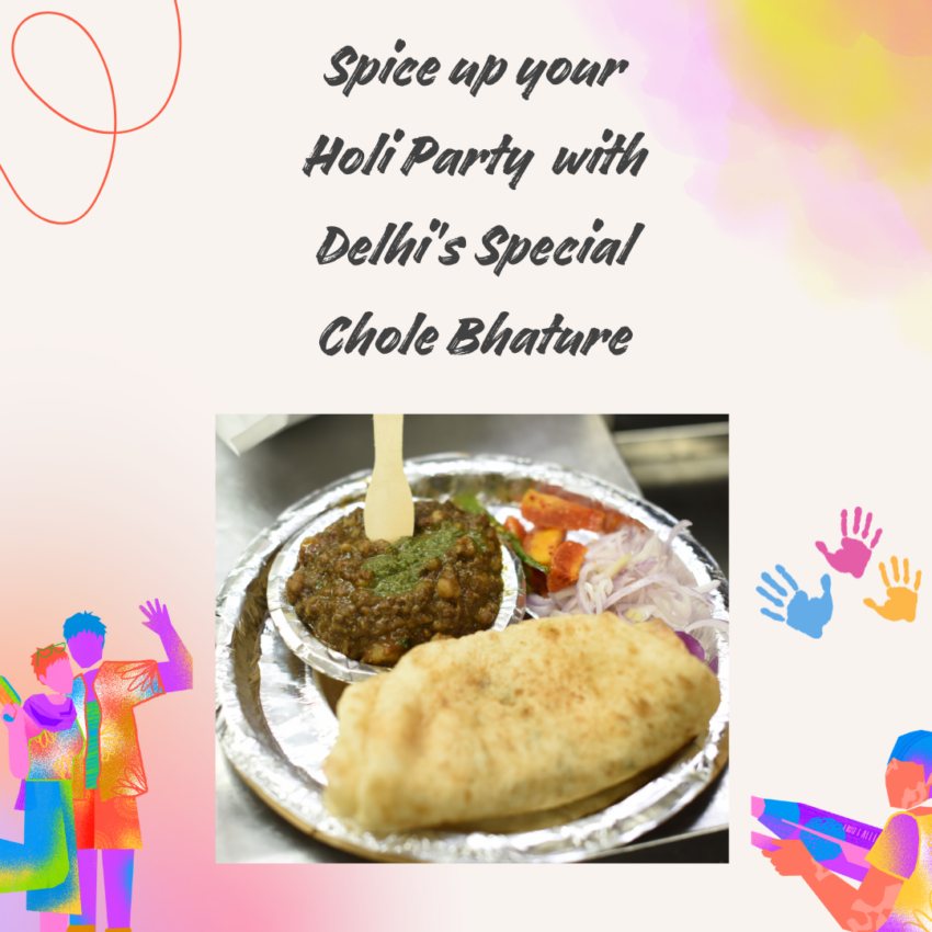 Spice up your Holi party with Delhi's special chole bhature