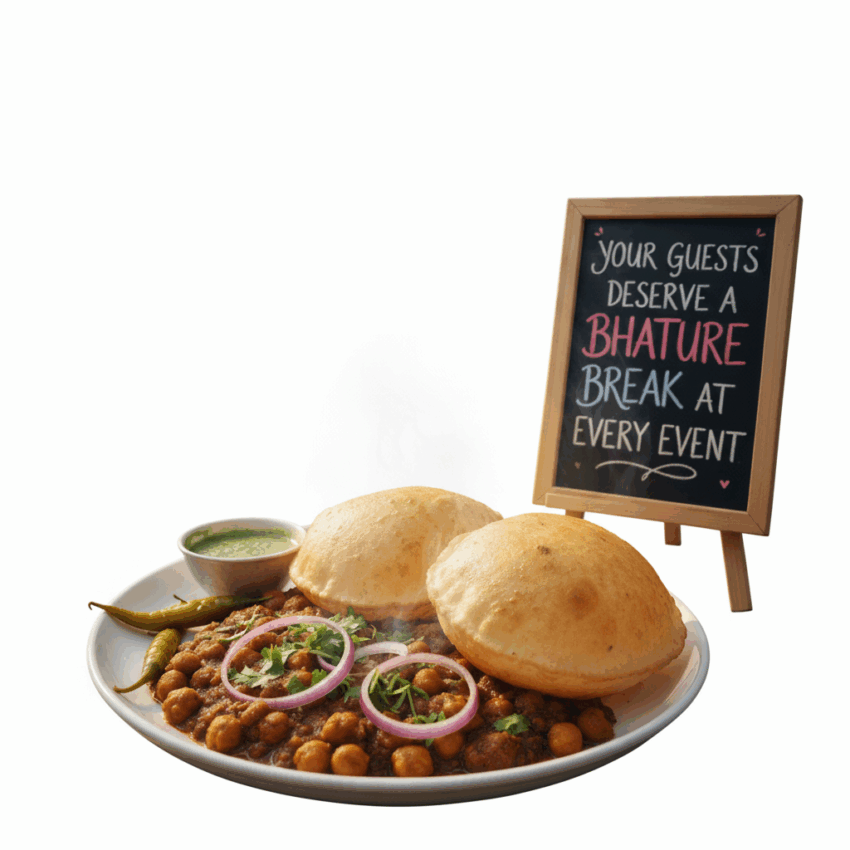 Your Guests Deserve a Bhature Break at Every Event