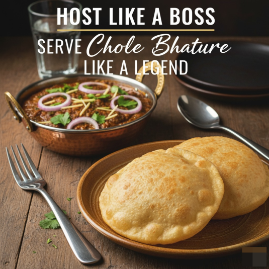 Host Like a Boss Serve Chole Bhature Like a Legend