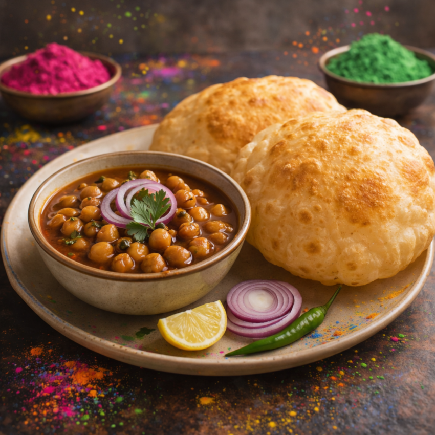 Celebrate Holi With Extra Color Extra Chole
