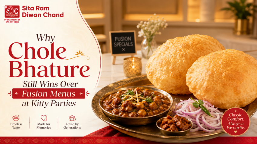 Why Chole Bhature Still Wins Over Fusion Menus at Kitty Parties